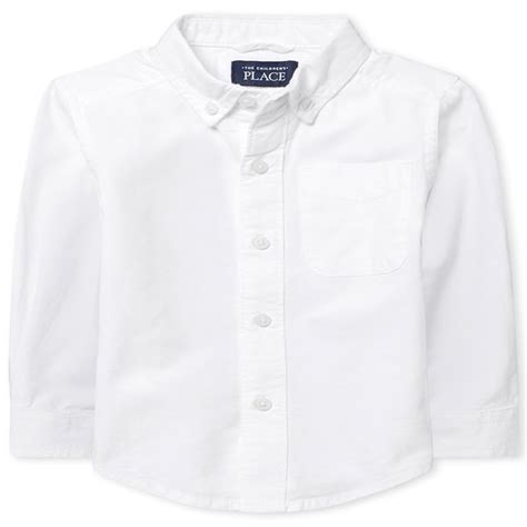 guess boys oxfords - GUESS Baby Boys Long Sleeve Oxford Stretch .